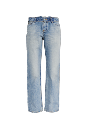 Jeans with belt