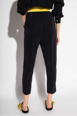 forte_forte Pleat-front Azul trousers