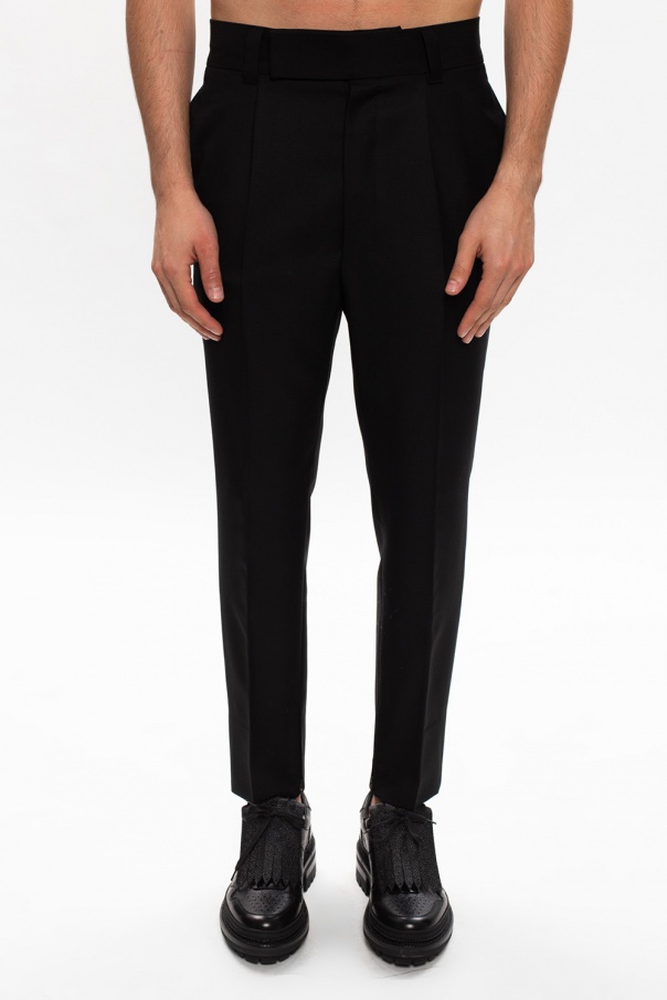 Wool trousers Fear Of God Zegna - Company side zip-detail shorts 