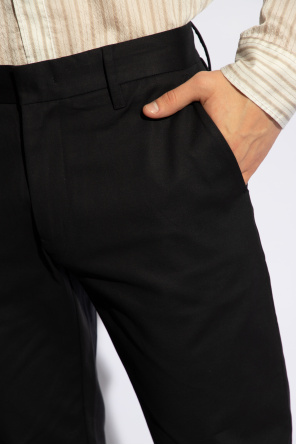 Emporio Armani Bawełniane spodnie