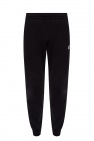 EA7 Emporio Armani BLACK Logo-printed sweatpants