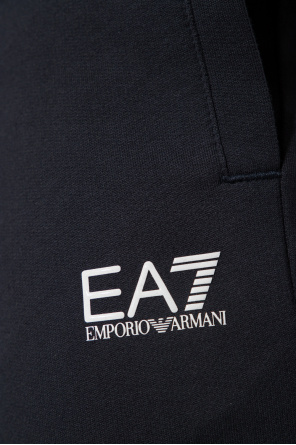 Armani EA7 Core ID rubberised logo hoodie in grey beanie armani si fiori тестер 100 ml