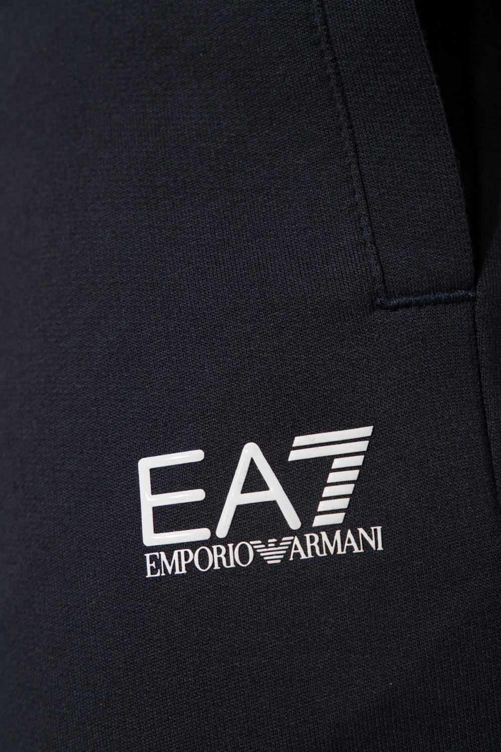 emporio armani logo embroidered cotton cap item Sweatpants with logo