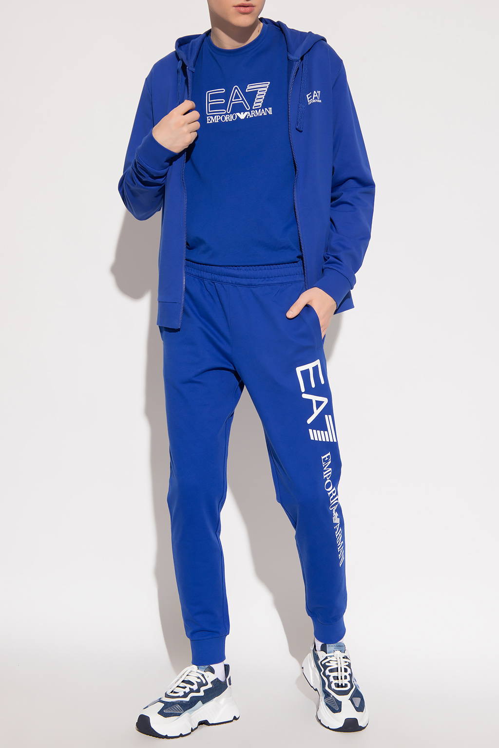 EA7 Emporio Armani Sweatpants with logo | Men's Clothing | Vitkac