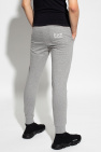 Черные платья миди Armani Jeans Sweatpants with logo