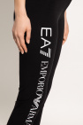 EA7 Emporio Armani emporio armani black flared dress