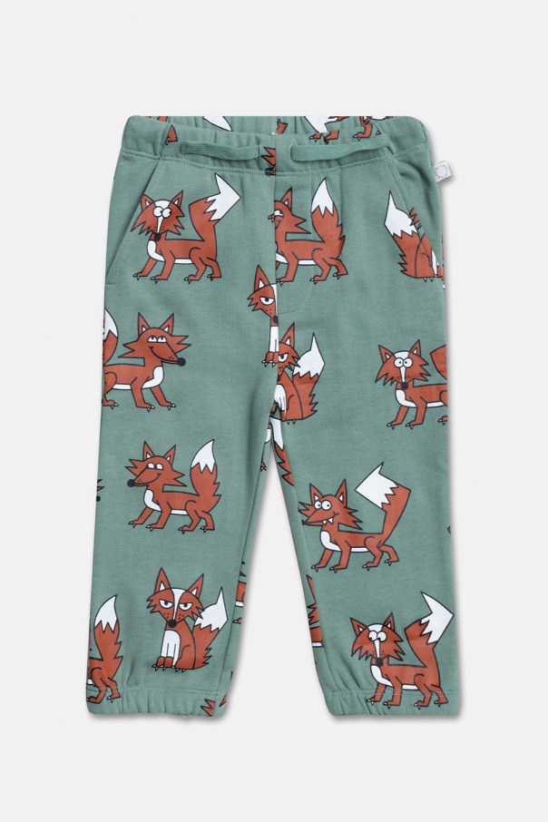 Stella McCartney Kids Sweatpants with animal motif