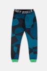 Stella McCartney Kids NAVY BLUE Leggings with logo