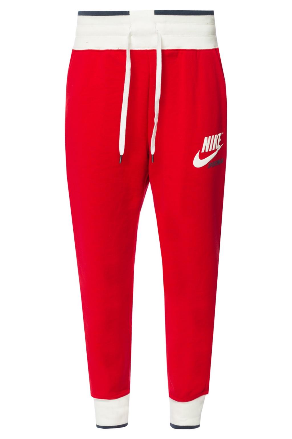 red white and blue nike sweatpants