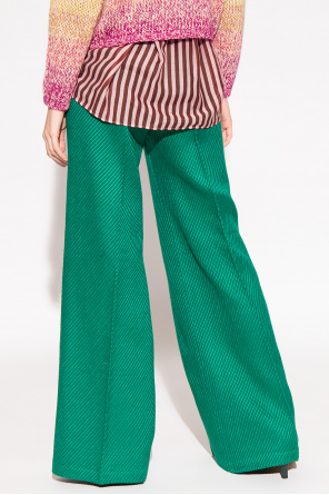 forte_forte Flared Woven trousers