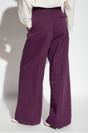 forte_forte High-waisted Stove trousers