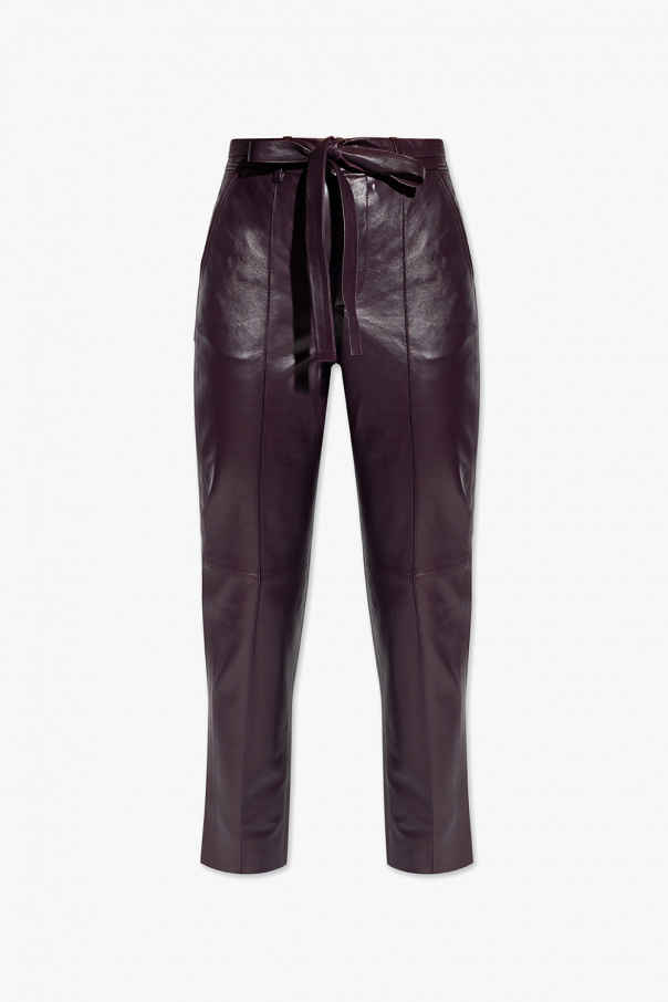 ‘Pippin’ leather trousers od Custommade