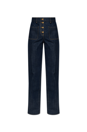 Straight-leg jeans