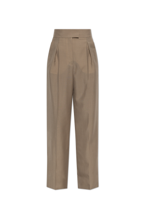 Pleated trousers
