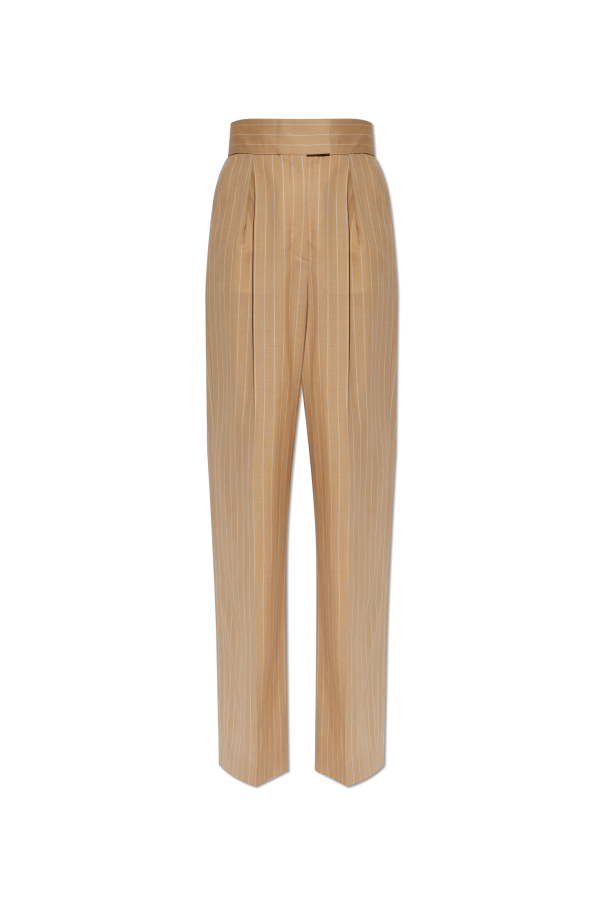 Wool trousers with pleats od Valentino Garavani