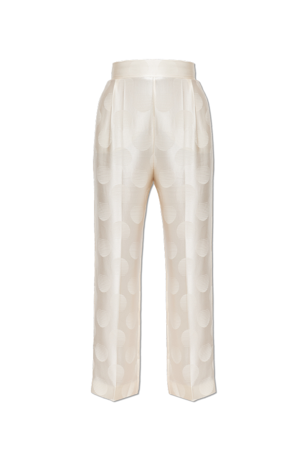 Silk pleated trousers od Valentino Garavani