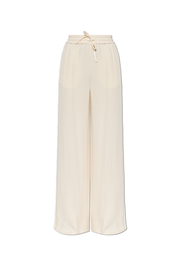 Silk trousers with leg stitching od Valentino Garavani