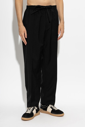 Valentino Garavani Wool pleated trousers