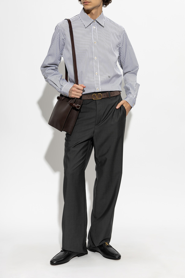 Valentino Garavani Wool pleated trousers