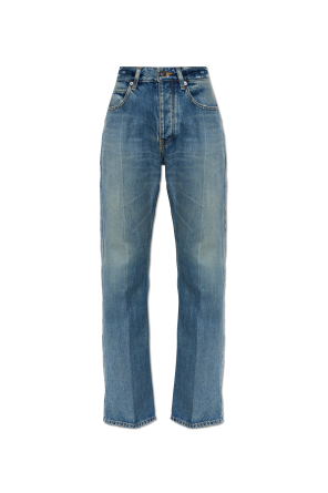 Vintage-effect jeans