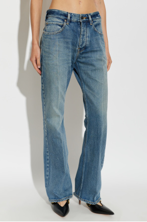 Balenciaga Jeans com efeito vintage