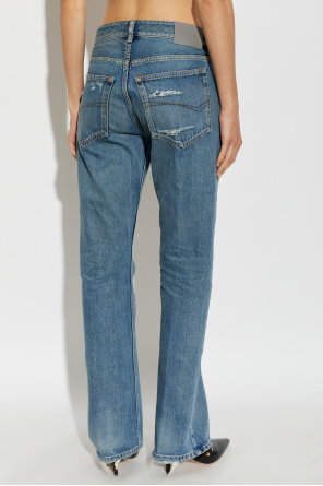 Balenciaga Jeans com efeito vintage
