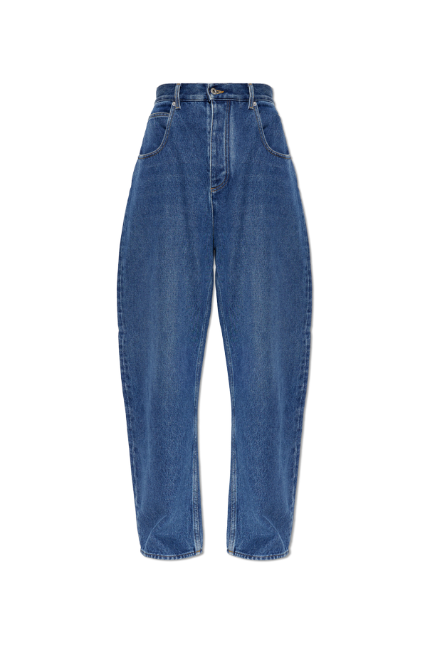 High-waisted jeans od Bottega Veneta