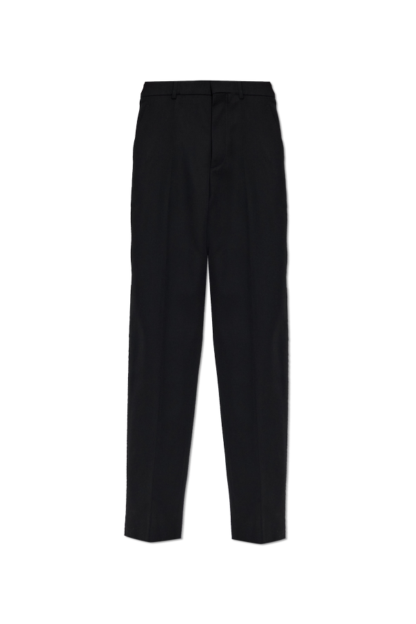 Wool trousers with side slits od Bottega Veneta