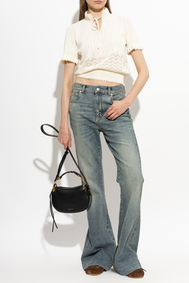 Alexander McQueen Jeansy z rozszerzanymi nogawkami