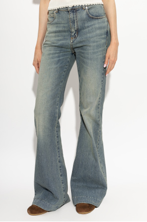 Alexander McQueen Jeansy z rozszerzanymi nogawkami