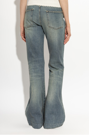 Alexander McQueen Jeansy z rozszerzanymi nogawkami