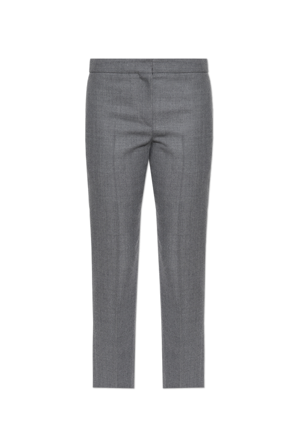 Wool pleated trousers od Alexander McQueen