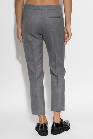 Alexander McQueen Wool pleated trousers