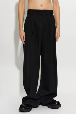 Balenciaga Balenciaga Wide-Leg Wool Trousers