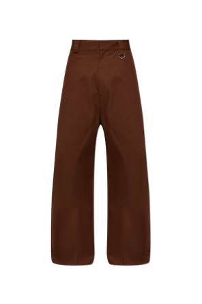Loose-Fit Cotton Trousers