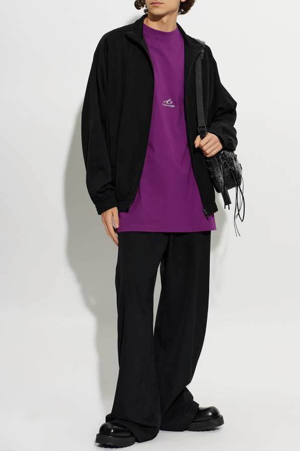 Balenciaga Wool Wide-Leg Trousers