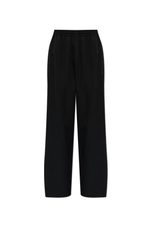 Wool Wide-Leg Trousers