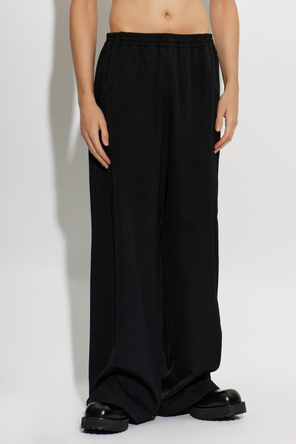 Balenciaga Wool Wide-Leg Trousers