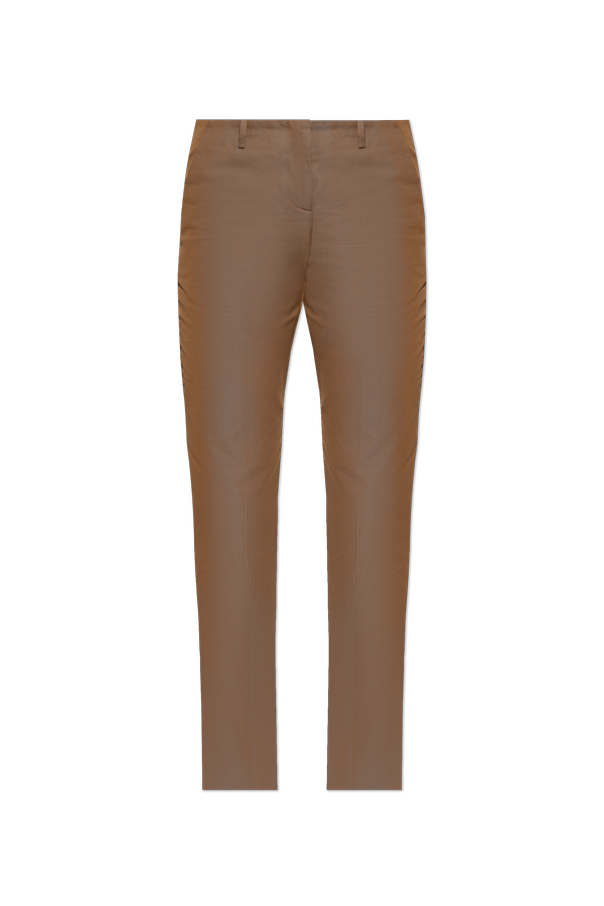 Cotton crease-front trousers od Alexander McQueen