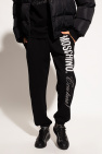 Moschino AMI Paris contrasting hem straight-leg jeans