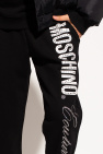 Moschino AMI Paris contrasting hem straight-leg jeans