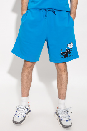 Moschino Sort sæt med t-shirt og bodycon-shorts