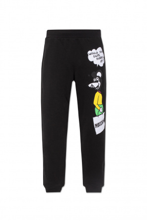 Patched sweatpants od Moschino
