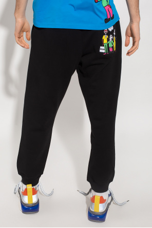 Moschino Patched sweatpants