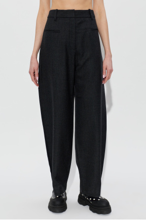 Ganni Spodnie z szerokimi nogawkami