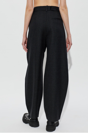 Ganni Spodnie z szerokimi nogawkami