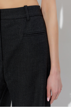 Ganni Spodnie z szerokimi nogawkami