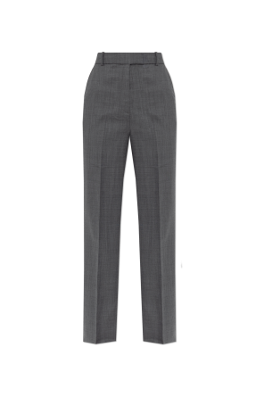 Creased trousers