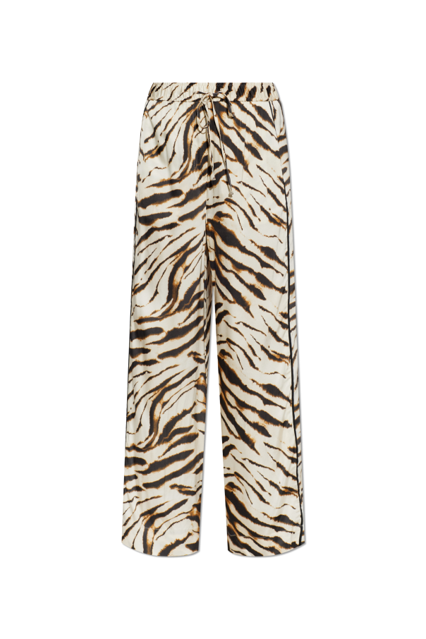 Animal print trousers od Ganni