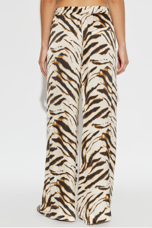 Ganni Animal print trousers